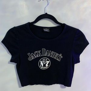 VINTAGE - Jack Daniels Crop Top